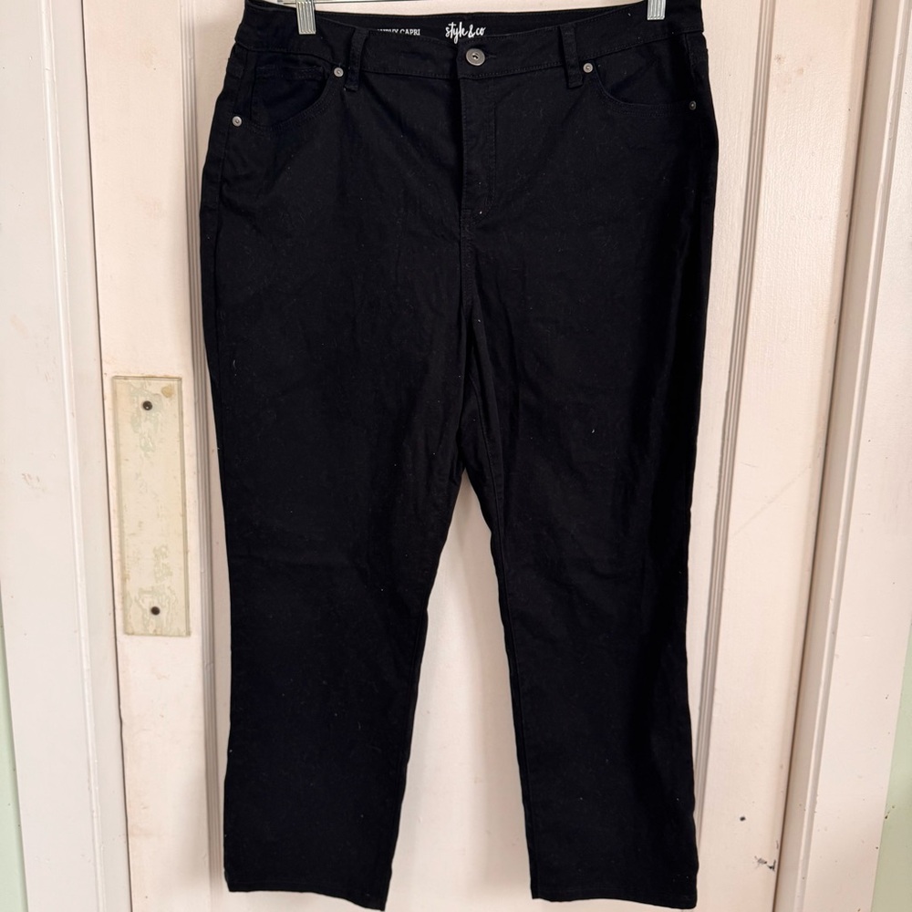 Style & Co. Women's Black Jeans, 16, NWOT
